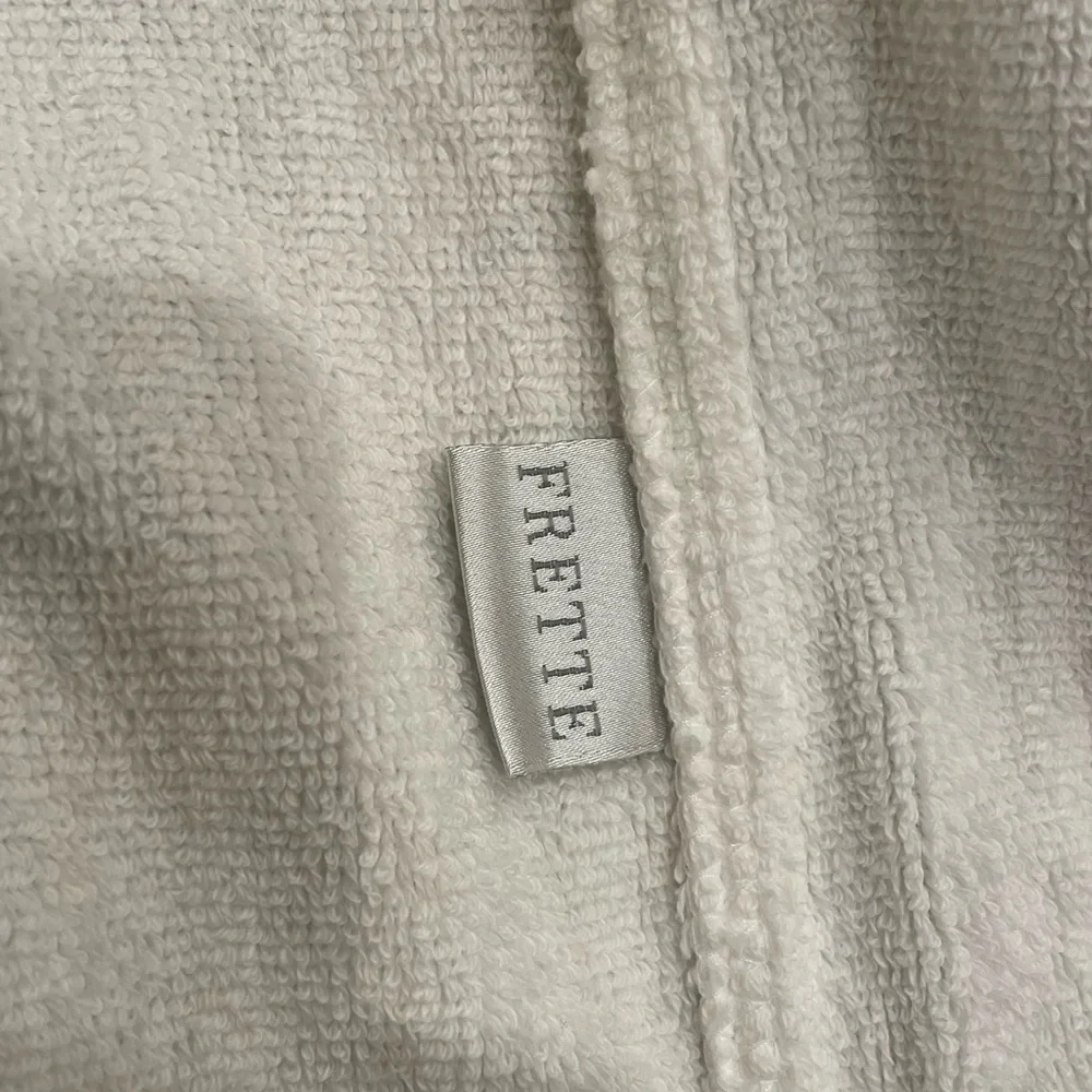 FRETTE Women’s White Cotton Luxury Bathrobe XL Imported - Picture 10 of 11